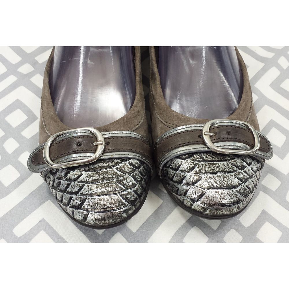 AGL Attilio Giusti Leombruni Cap Toe Ballet Flats - Picture 8 of 13